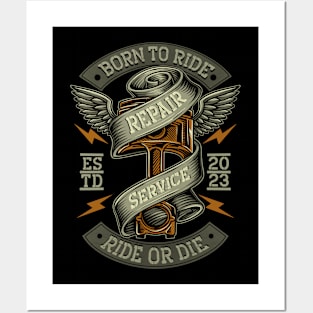 Born to Ride Posters and Art